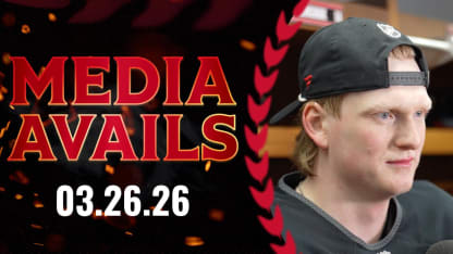 Carter Yakemchuk Pregame Media vs PIT