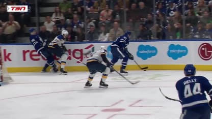 STL@TOR: Ekman-Larsson scores goal against Jordan Binnington