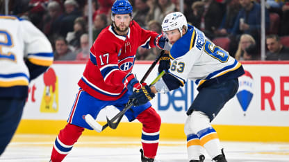 St. Louis Blues Montreal Canadiens game recap October 26