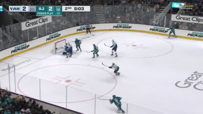 VAN@SJS: Gaudette scores goal against Nikita Tolopilo