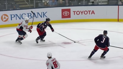 WSH@CBJ: Olivier scores goal against Logan Thompson