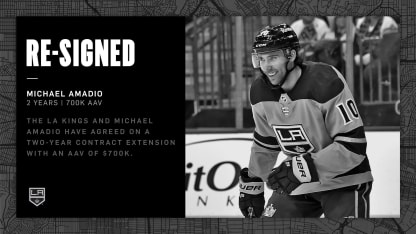 Michael_Amadio 2-year contract extension LA Kings