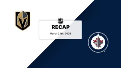Recap: Golden Knights at Jets 3.24.26