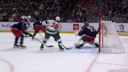 Ryan Hartman with a Powerplay Goal vs. Columbus Blue Jackets