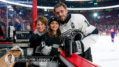 Kings Kopitar famille dernière soirée magique à Montréal