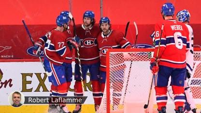 Maple Leafs Canadiens badge Laflamme