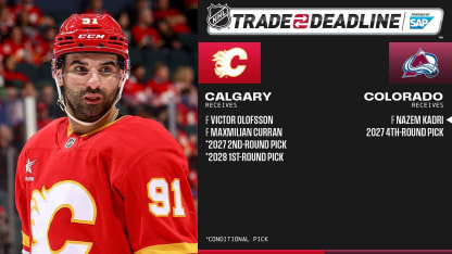 Kadri headed back to Avalanche in multi-player deal