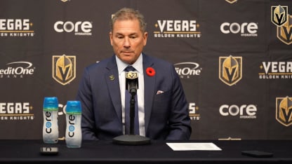 Bruce Cassidy después del partido 2 de noviembre