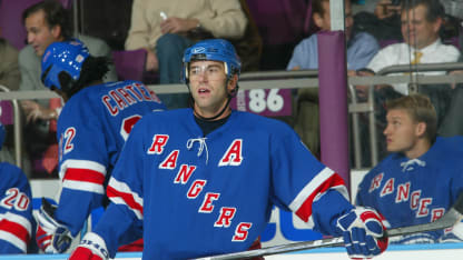 2004 Season: Player Petr Nedved of the New York Rangers. (Photo by Bruce Bennett Studios via Getty Images Studios/Getty Images)