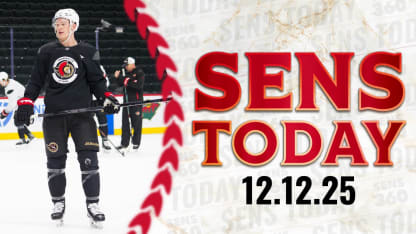 Sens Today: Prepping for the Wild