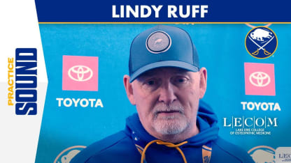 Lindy Ruff After Practice