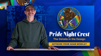 buffalo sabres 2026 pride night logo design adam weekley community artist series