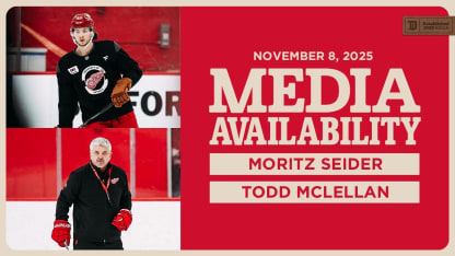 Moritz Seider, Todd McLellan Media | Nov. 8, 2025