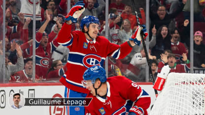 Florian Xhekaj goal badge Lepage