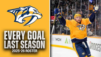 Every goal last season from the 2025-26 Predators