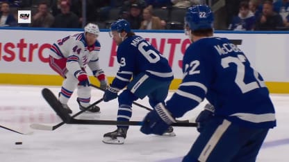 NYR@TOR: Joshua scores goal against Igor Shesterkin