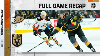 Recap: VGK 7, ANA 2