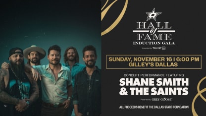 Shane Smith and the Saints to headline Dallas Stars Hall of Fame Induction Gala presented by Truist and concert celebration presented by Grey Goose Vodka 100325