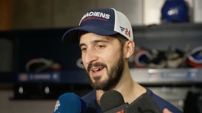 Avant-match c. CGY : Danault