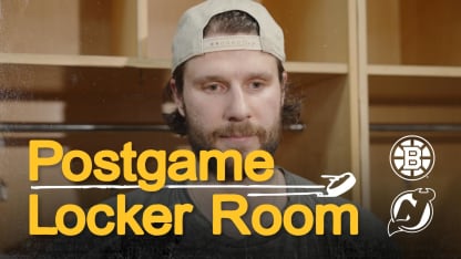Locker Room Raw: Pavel Zacha and David Pastrnak