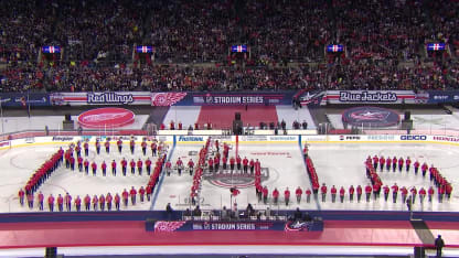 OSU band performs before Stadium Series