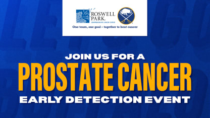 buffalo sabres roswell park host prostate cancer early detection event
