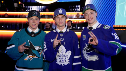 Allt från första rundan av NHL-draften 2026