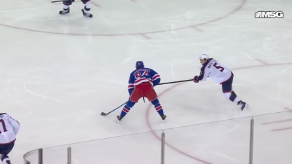 CBJ@NYR: Perreault scores goal against Elvis Merzlikins