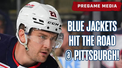 Blue Jackets Hit the Road to Pittsburgh | Pregame Media