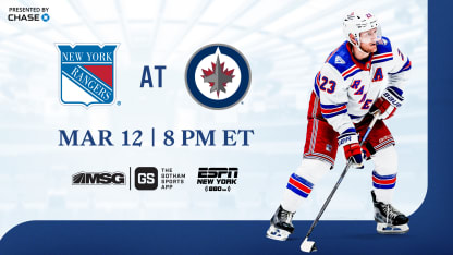 Rangers at Jets: Pregame Notes | 03.12.26