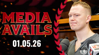 Brady Tkachuk Pregame Media vs DET