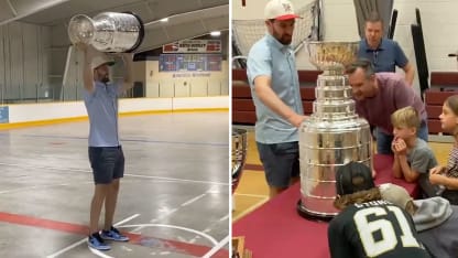 Mark Stone spends day with Stanley Cup in Winnipeg