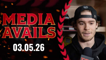 Ridly Greig Pregame Media vs CGY