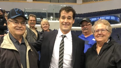 Patrick Marleau and Parents TOR opener