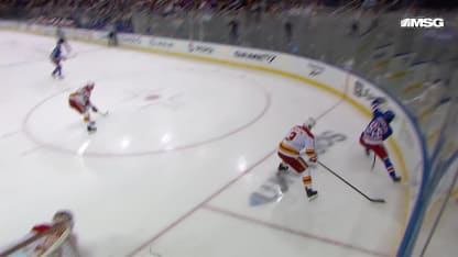 Alexis Lafrenière with a Goal vs. Calgary Flames