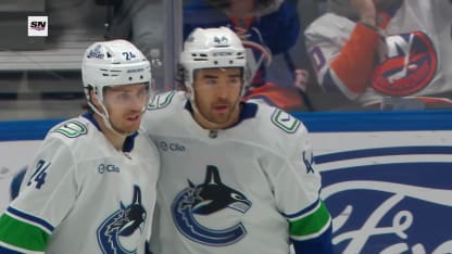 Kiefer Sherwood with a Goal vs. New York Islanders