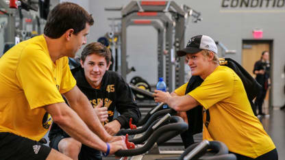 josh archibald jake guentzel gym fitness