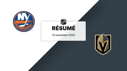 NYI vs VGK | Résumé | 13/11/2025