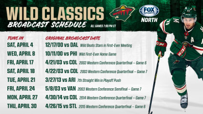 FSN Broadcast Schedule Wild Classics