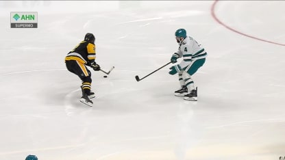 SJS@PIT: McGroarty scores goal against Yaroslav Askarov