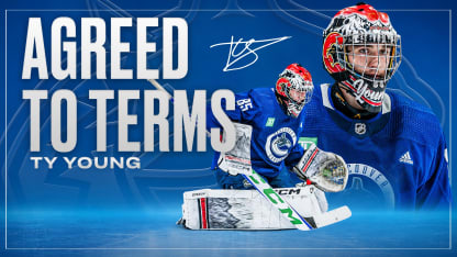 Canucks Agree To Terms With Goaltender Ty Young On A Three-Year, Entry-Level Contract