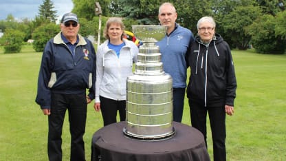 Berube STL posing with Cup group