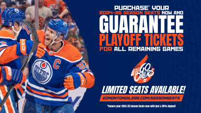 PURCHASE YOUR 2024-25 SEASON SEATS NOW AND GUARANTEE PLAYOFF TICKETS FOR ALL REMAINING HOME GAMES