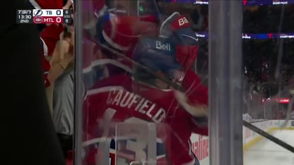 Cole Caufield with a Goal vs. Tampa Bay Lightning