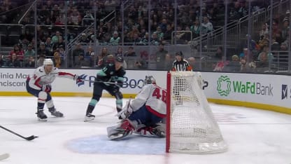 WSH@SEA: Evans scores goal against Logan Thompson