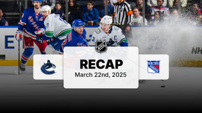 VAN at NYR | Recap