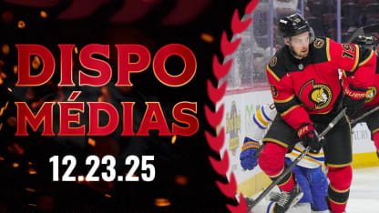 Drake Batherson dispo médias après le match contre BUF