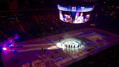 New York Rangers Madison Square Garden opening night 2017 October 5