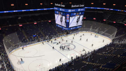 Warmup pregame Scottrade Center St. Louis Blues 2018 January 25
