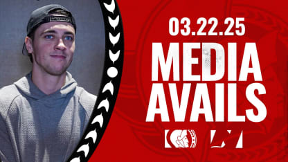 Shane Pinto Pregame Media vs NJD